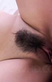 Pretty Asian brunette getting her big boobies squeezed and pussy drilled