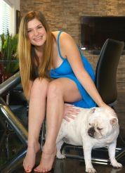 Danielle And The Bulldog