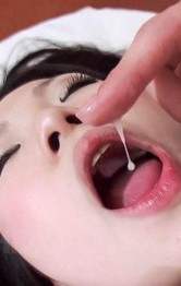 Miyuki in a serious cock blowing and humping