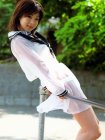 Cute Big Tits AV Idol Cute Japan Teen AV Star Aki Hoshino Schoolgirl Cosplay 040225
